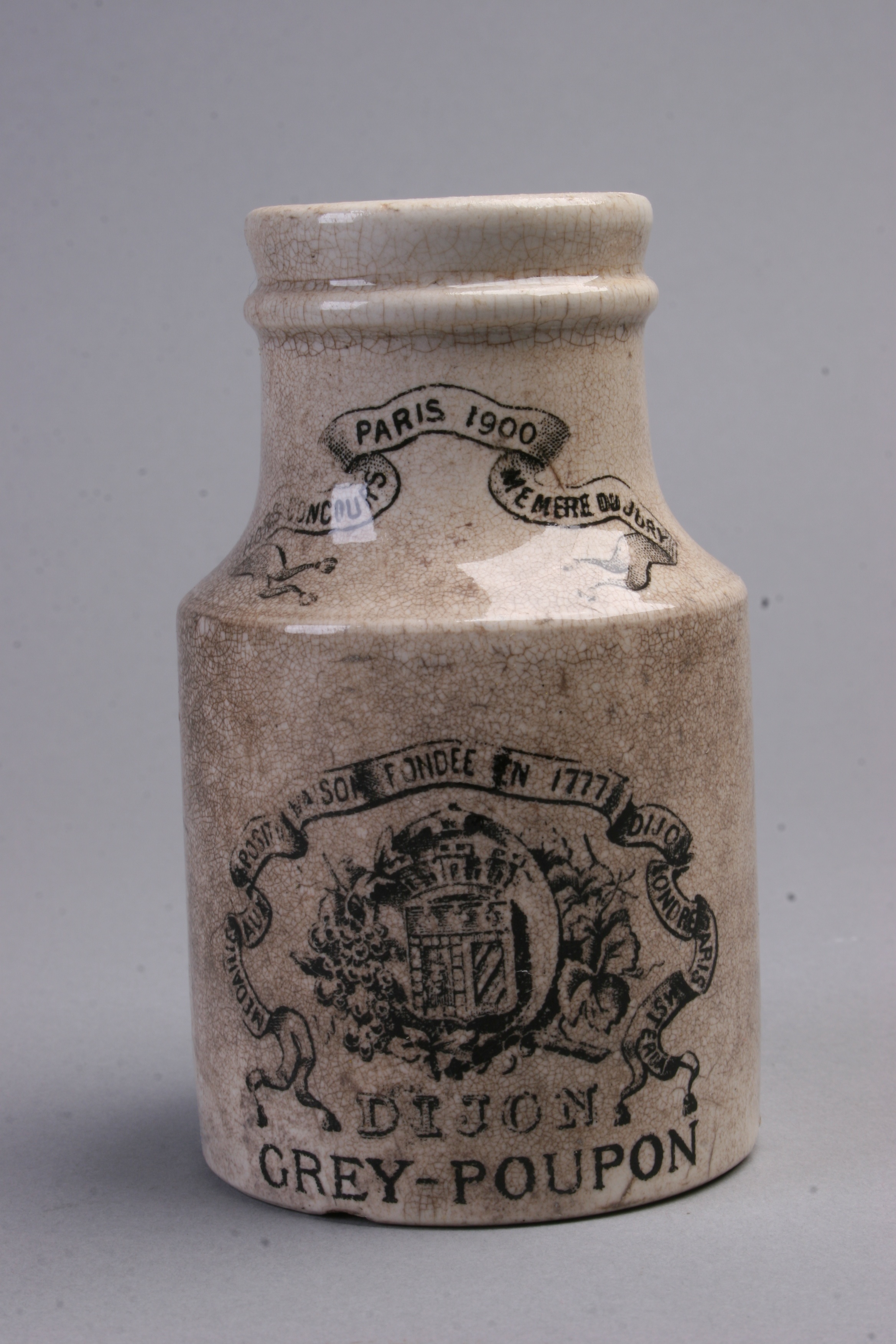 mustáros edény (Magyar Kereskedelmi és Vendéglátóipari Múzeum CC BY-NC-SA)