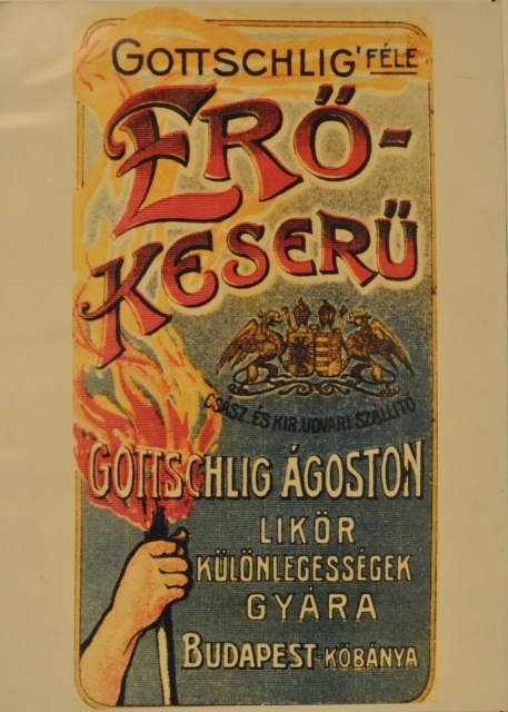 Gottschlig’féle Erőkeserű (Magyar Kereskedelmi és Vendéglátóipari Múzeum CC BY-NC-SA)