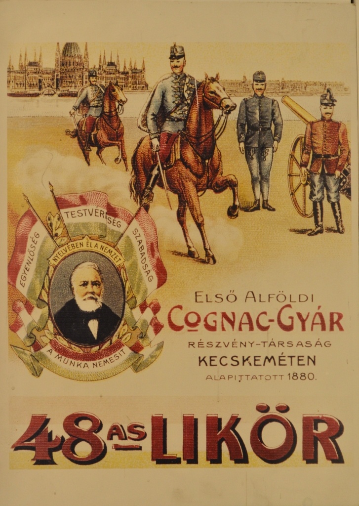 48-as Likőr reklám (Magyar Kereskedelmi és Vendéglátóipari Múzeum CC BY-NC-SA)