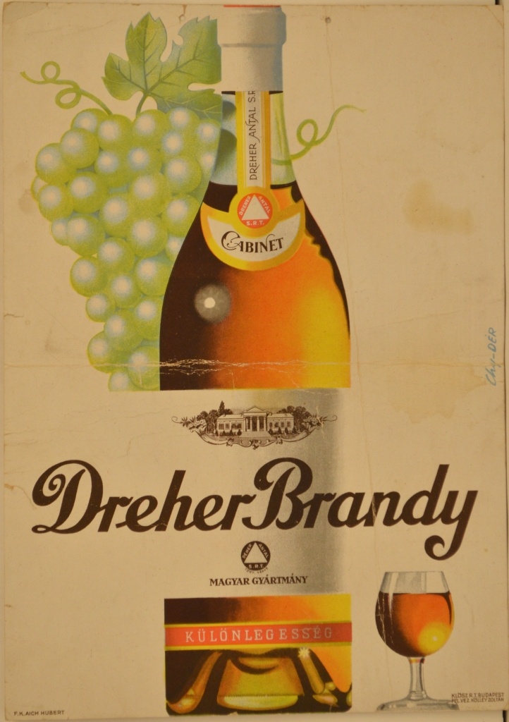 Dreher Brandy (Magyar Kereskedelmi és Vendéglátóipari Múzeum CC BY-NC-SA)