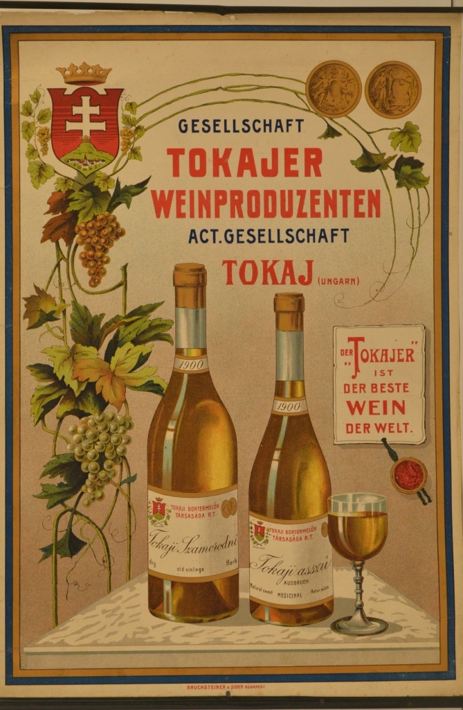 Tokaji bor (Magyar Kereskedelmi és Vendéglátóipari Múzeum CC BY-NC-SA)