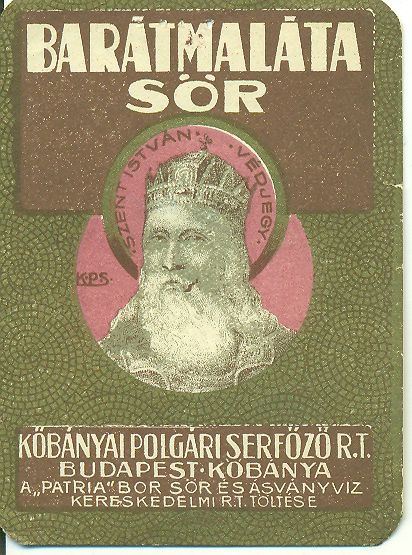 Barátmaláta Sör (Magyar Kereskedelmi és Vendéglátóipari Múzeum CC BY-NC-SA)