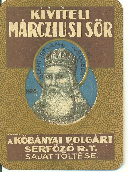 Kiviteli Márcziusi Sör (Magyar Kereskedelmi és Vendéglátóipari Múzeum CC BY-NC-SA)