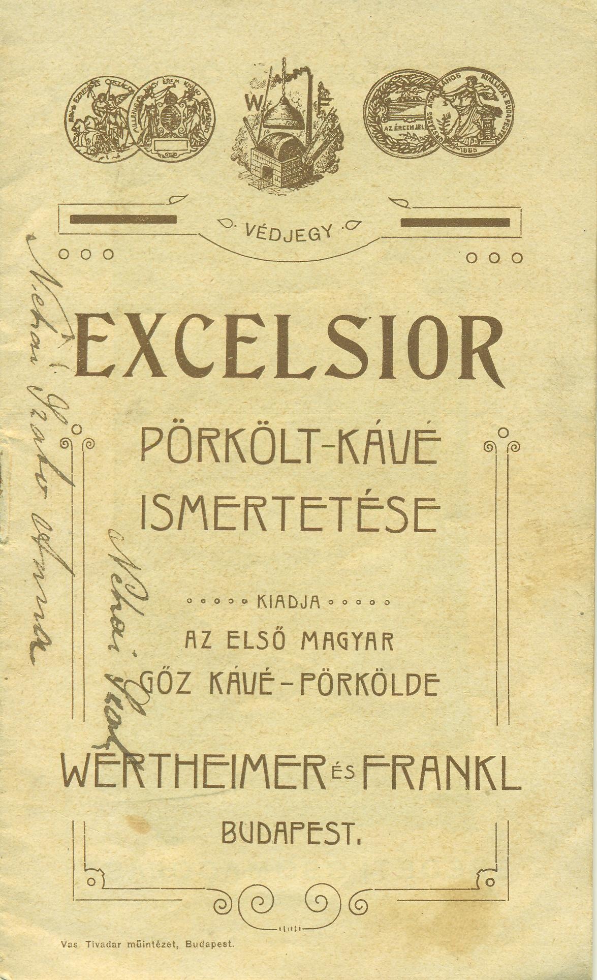 Excelsior pörköltkávé reklámlapja (Magyar Kereskedelmi és Vendéglátóipari Múzeum CC BY-NC-SA)