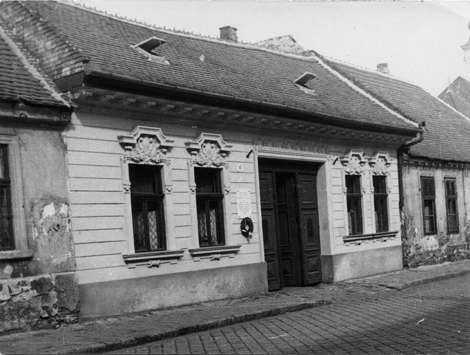 Lakóház homlokzati felvétele (Óbudai Múzeum CC BY-NC-SA)