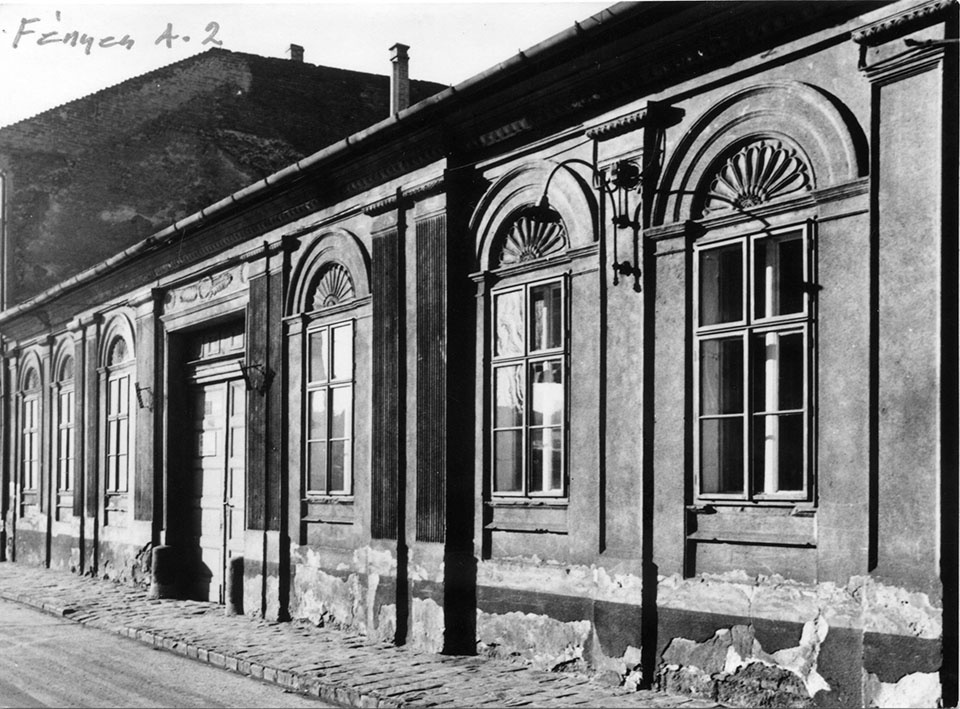 Földszintes lakóházról készített felvétel (Óbudai Múzeum CC BY-NC-SA)