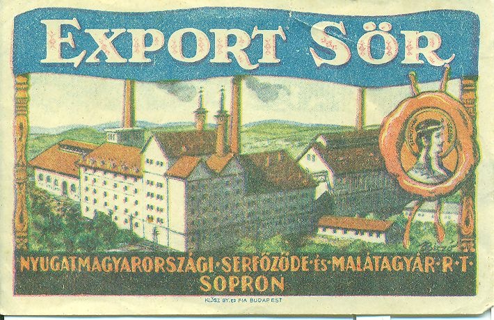 Export sör (Magyar Kereskedelmi és Vendéglátóipari Múzeum CC BY-NC-SA)