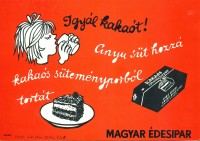 Magyar Édesipar reklámlap
