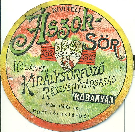 Ászok sör (Magyar Kereskedelmi és Vendéglátóipari Múzeum CC BY-NC-SA)