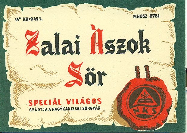 Zalai Ászok (Magyar Kereskedelmi és Vendéglátóipari Múzeum CC BY-NC-SA)