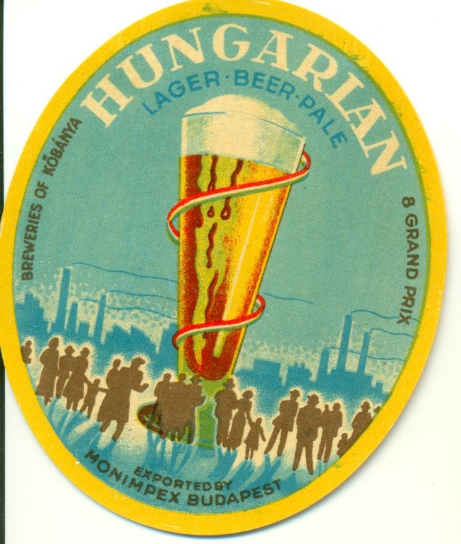 Hungarian Lager Beer (Magyar Kereskedelmi és Vendéglátóipari Múzeum CC BY-NC-SA)