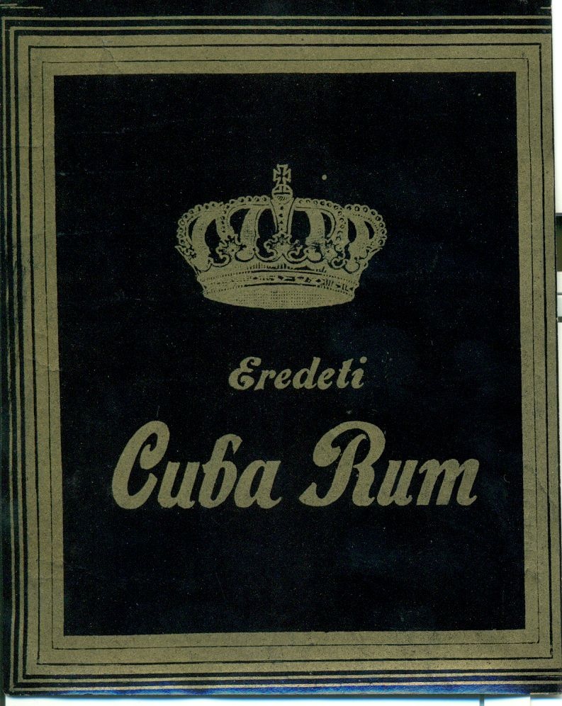 Cuba Rum (Magyar Kereskedelmi és Vendéglátóipari Múzeum CC BY-NC-SA)