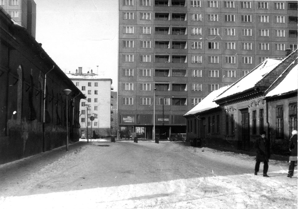 Téli utcakép (Óbudai Múzeum CC BY-NC-SA)