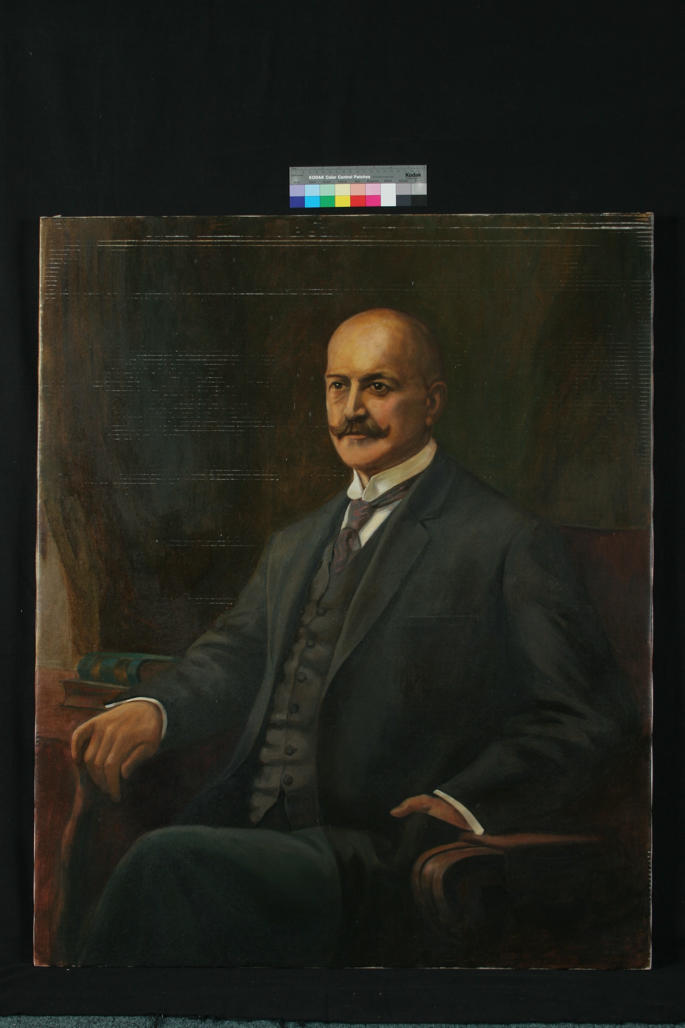 Heinrich Aladár portréja, festmény (Magyar Kereskedelmi és Vendéglátóipari Múzeum CC BY-NC-SA)