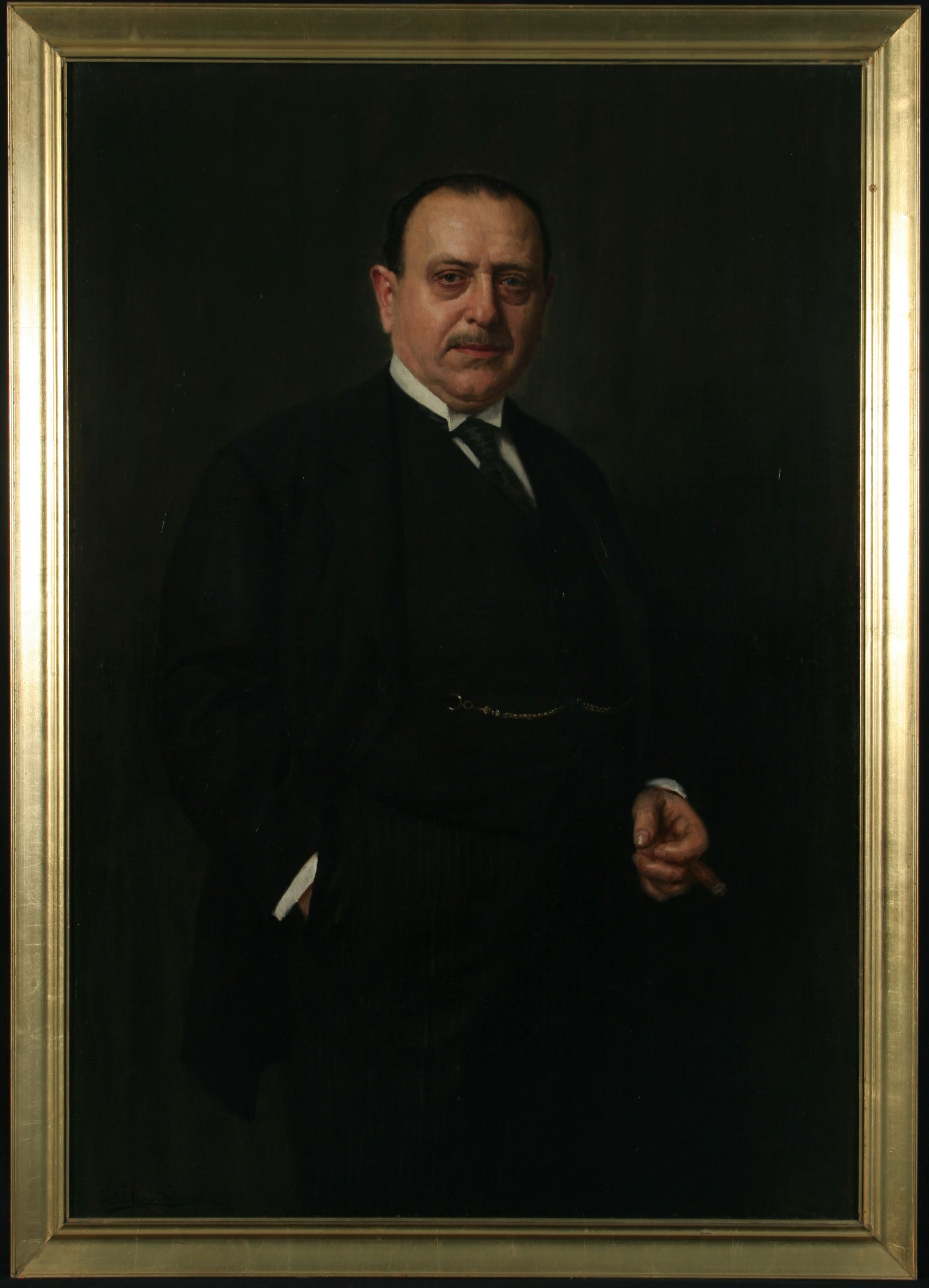 Endrey Sándor: Reiner Mór portréja, 1923 (Magyar Kereskedelmi és Vendéglátóipari Múzeum CC BY-NC-SA)