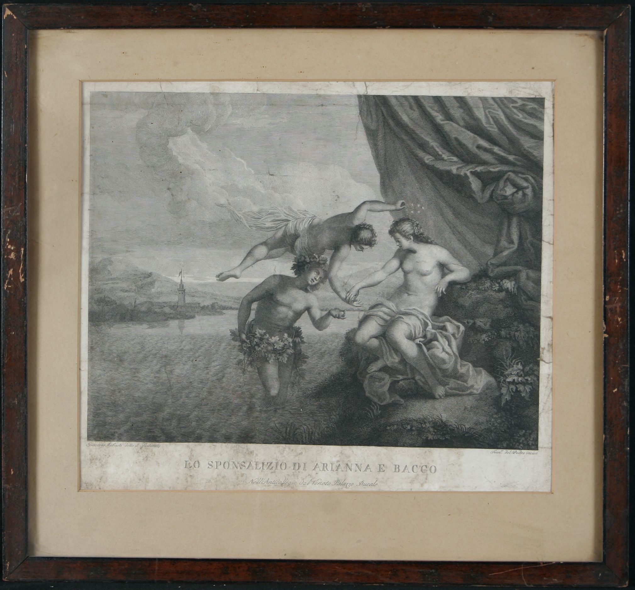 Tintoretto: Arianna (Ariadné) és Bacchus eljegyzése (Magyar Kereskedelmi és Vendéglátóipari Múzeum CC BY-NC-SA)
