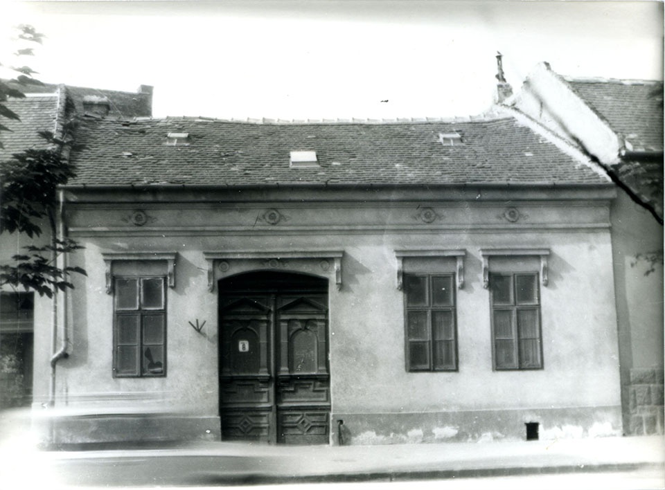 Földszintes lakóházról készített felvétel (Óbudai Múzeum CC BY-NC-SA)