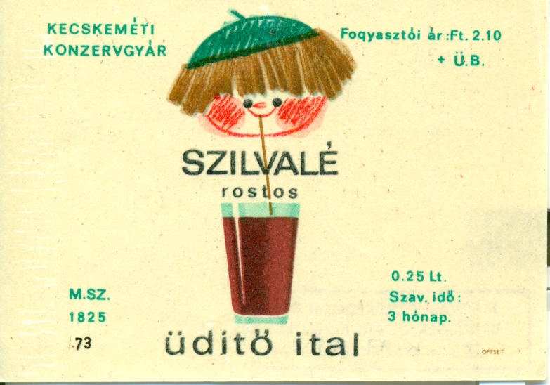Szilvalé (Magyar Kereskedelmi és Vendéglátóipari Múzeum CC BY-NC-SA)