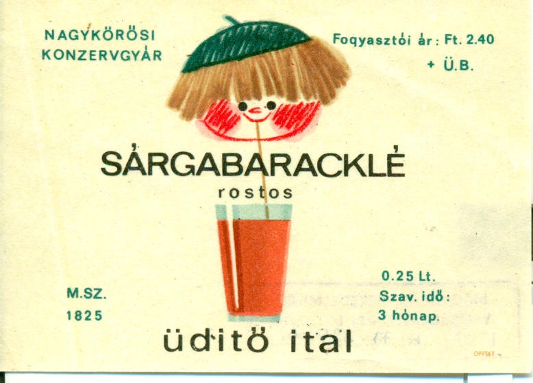 Sárgabarcklé (Magyar Kereskedelmi és Vendéglátóipari Múzeum CC BY-NC-SA)