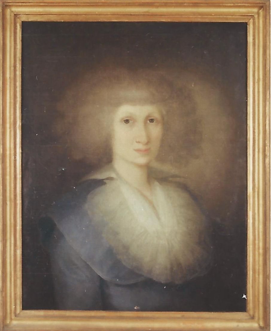 Volnhoffer János: Emmerling Leonardné Arnold Anna kávés felesége portréja, 1790. (Magyar Kereskedelmi és Vendéglátóipari Múzeum CC BY-NC-SA)