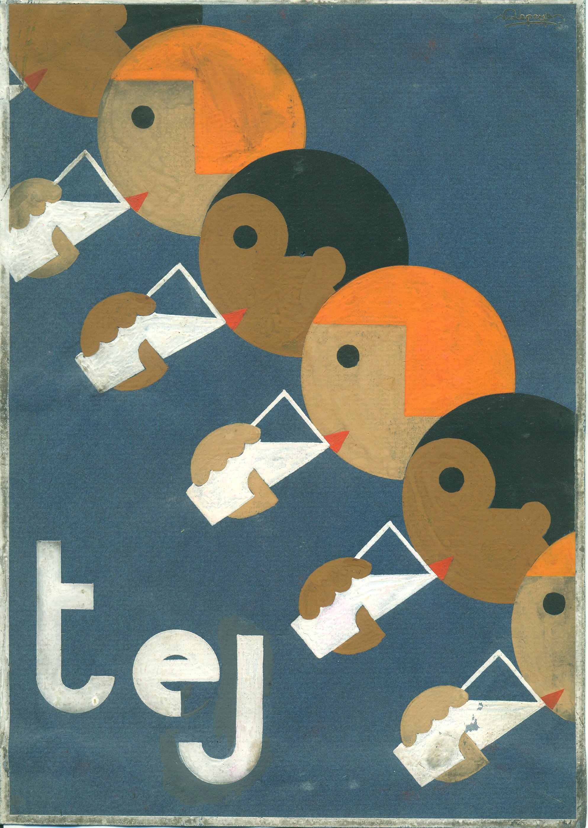 Tej villamosplakát (Magyar Kereskedelmi és Vendéglátóipari Múzeum CC BY-NC-SA)