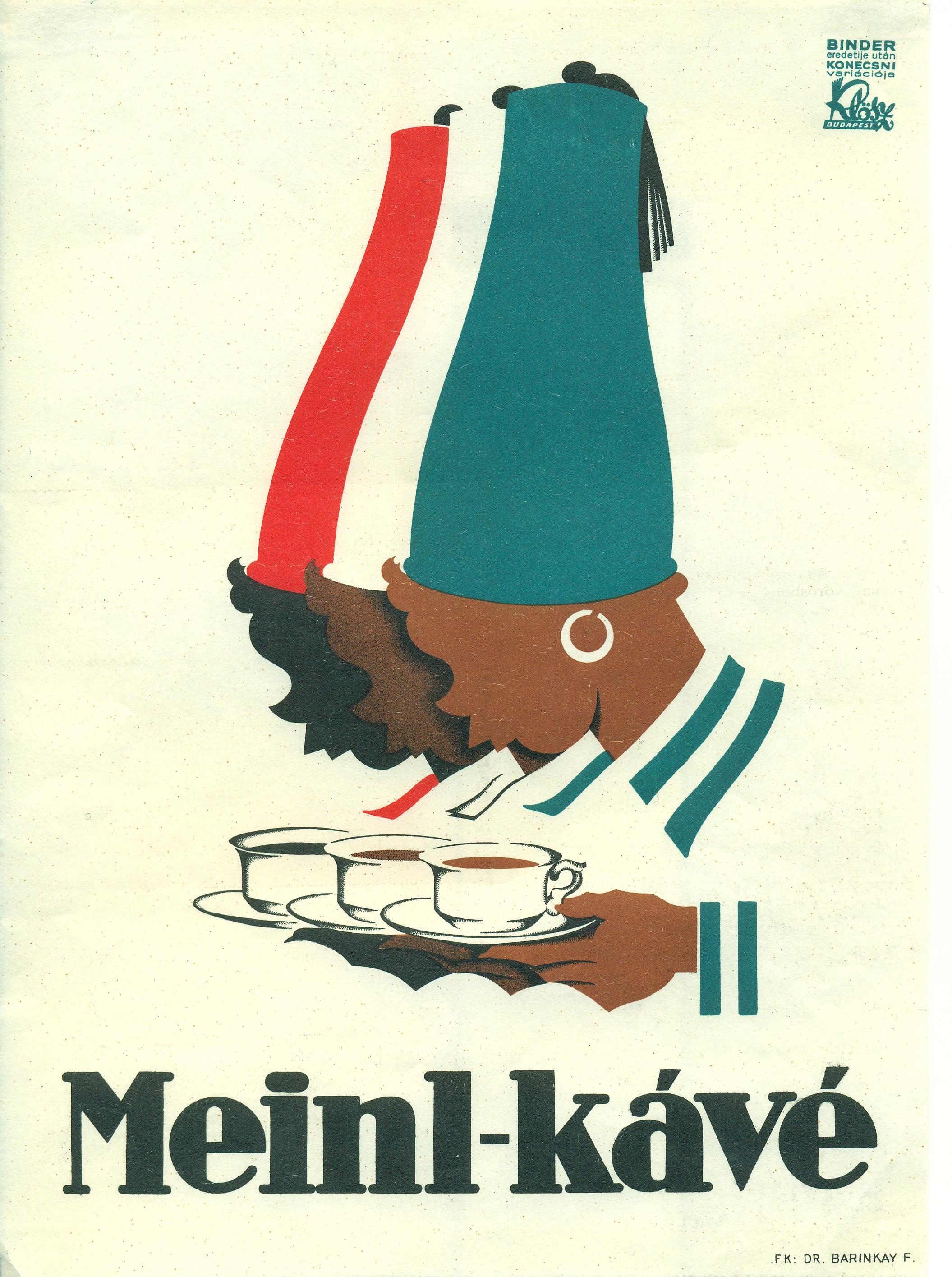 Meinl villamosplakát (Magyar Kereskedelmi és Vendéglátóipari Múzeum CC BY-NC-SA)