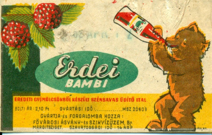 Erdei Bambi (Magyar Kereskedelmi és Vendéglátóipari Múzeum CC BY-NC-SA)