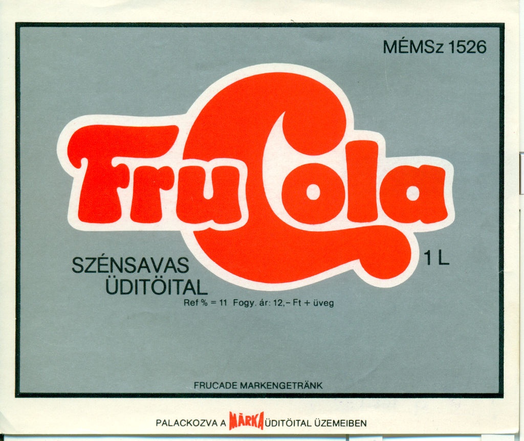 Fru Cola (Magyar Kereskedelmi és Vendéglátóipari Múzeum CC BY-NC-SA)