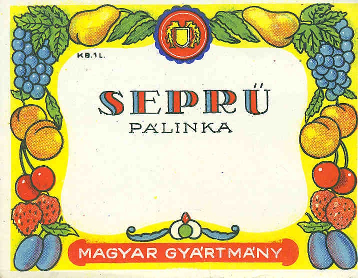Seprű pálinka (Magyar Kereskedelmi és Vendéglátóipari Múzeum CC BY-NC-SA)