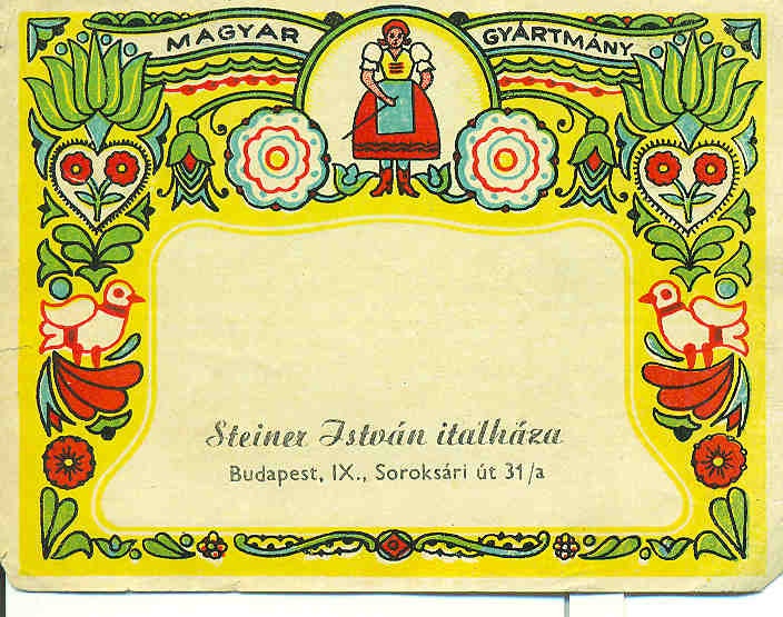 Steiner István italháza (Magyar Kereskedelmi és Vendéglátóipari Múzeum CC BY-NC-SA)