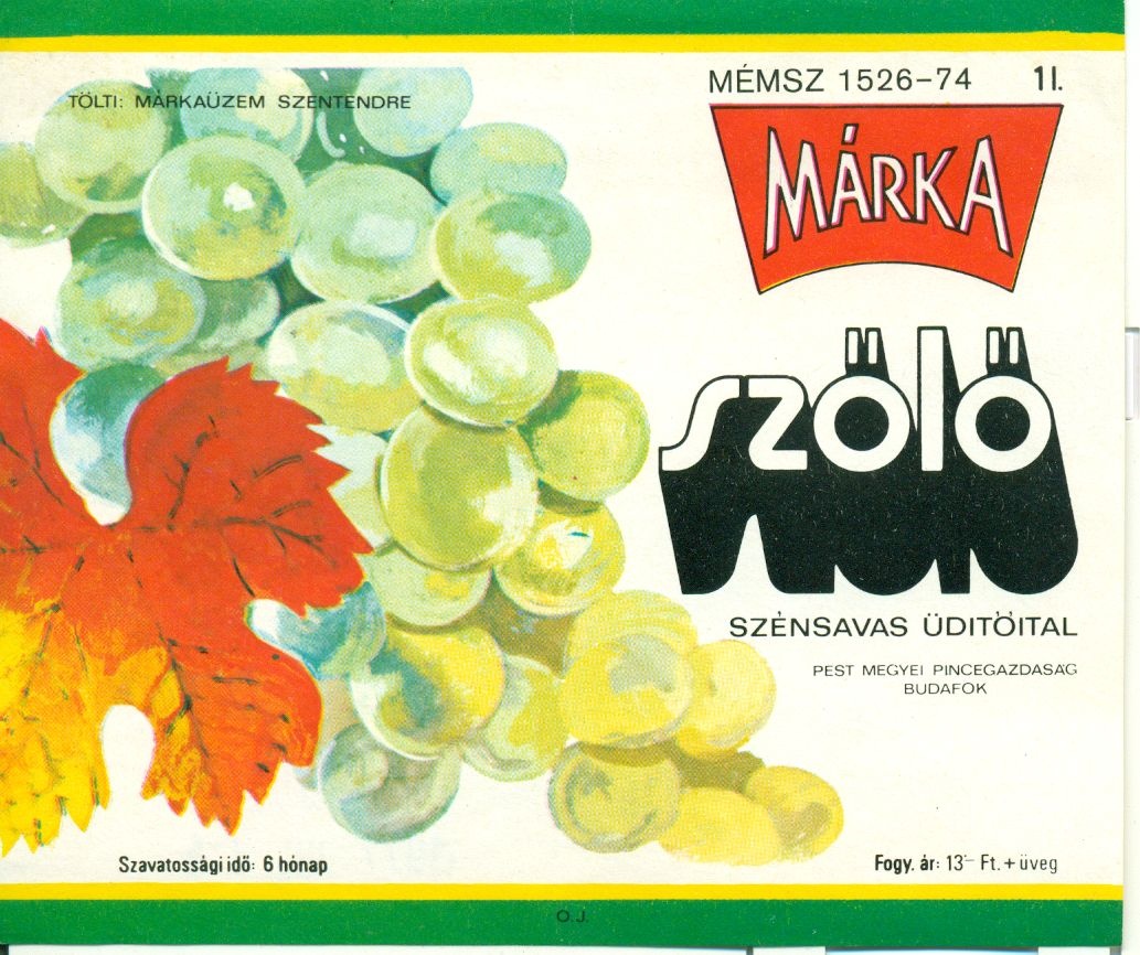 Márka szőlő (Magyar Kereskedelmi és Vendéglátóipari Múzeum CC BY-NC-SA)