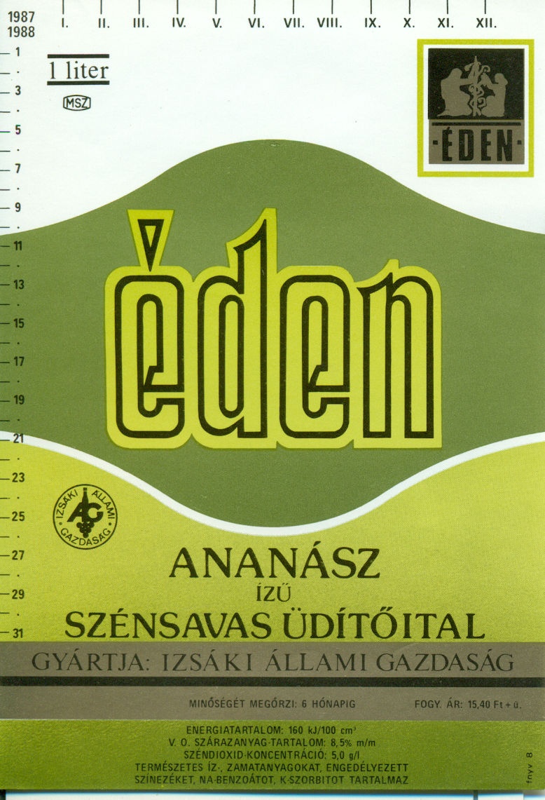 Éden ananász (Magyar Kereskedelmi és Vendéglátóipari Múzeum CC BY-NC-SA)
