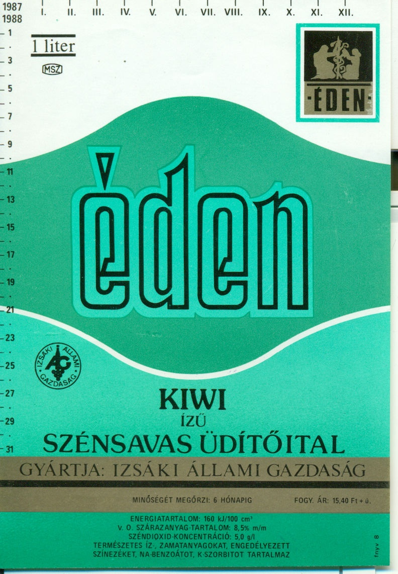 Éden kiwi (Magyar Kereskedelmi és Vendéglátóipari Múzeum CC BY-NC-SA)