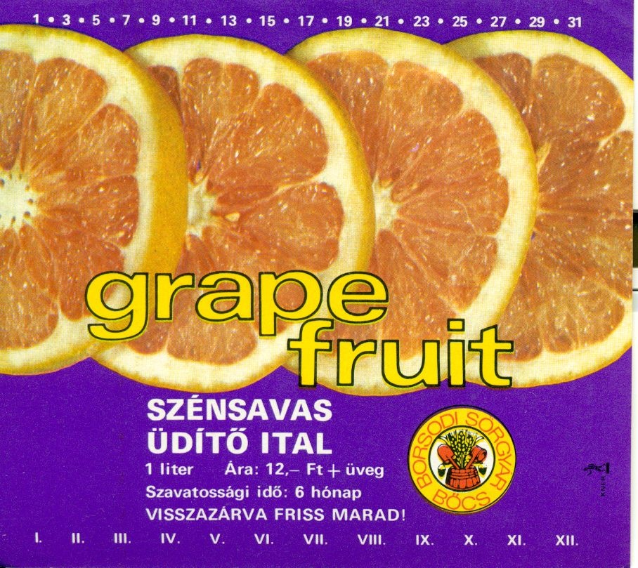 Grape fruit (Magyar Kereskedelmi és Vendéglátóipari Múzeum CC BY-NC-SA)