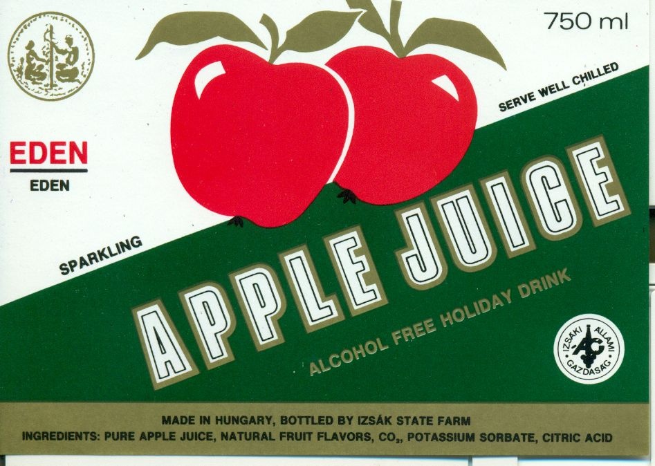 Apple Juice (Magyar Kereskedelmi és Vendéglátóipari Múzeum CC BY-NC-SA)