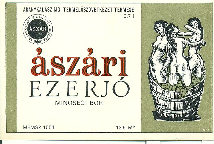 Ászári Ezerjó (Magyar Kereskedelmi és Vendéglátóipari Múzeum CC BY-NC-SA)