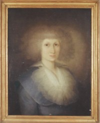 Volnhoffer János: Emmerling Leonardné Arnold Anna kávés felesége portréja, 1790.
