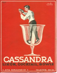 Cassandra ital villamosplakátja