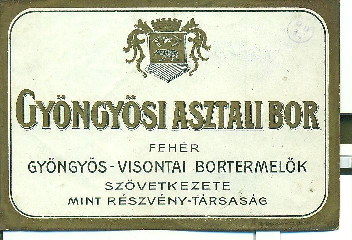 Gyöngyösi Asztali Bor (Magyar Kereskedelmi és Vendéglátóipari Múzeum CC BY-NC-SA)