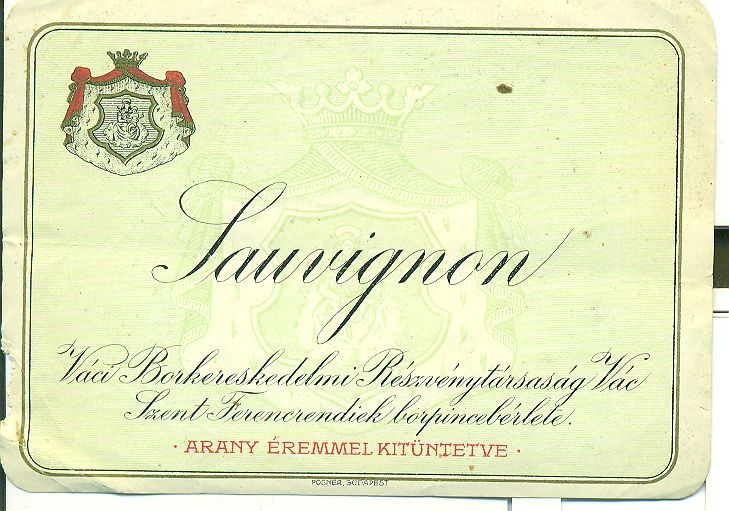 Sauvignon (Magyar Kereskedelmi és Vendéglátóipari Múzeum CC BY-NC-SA)