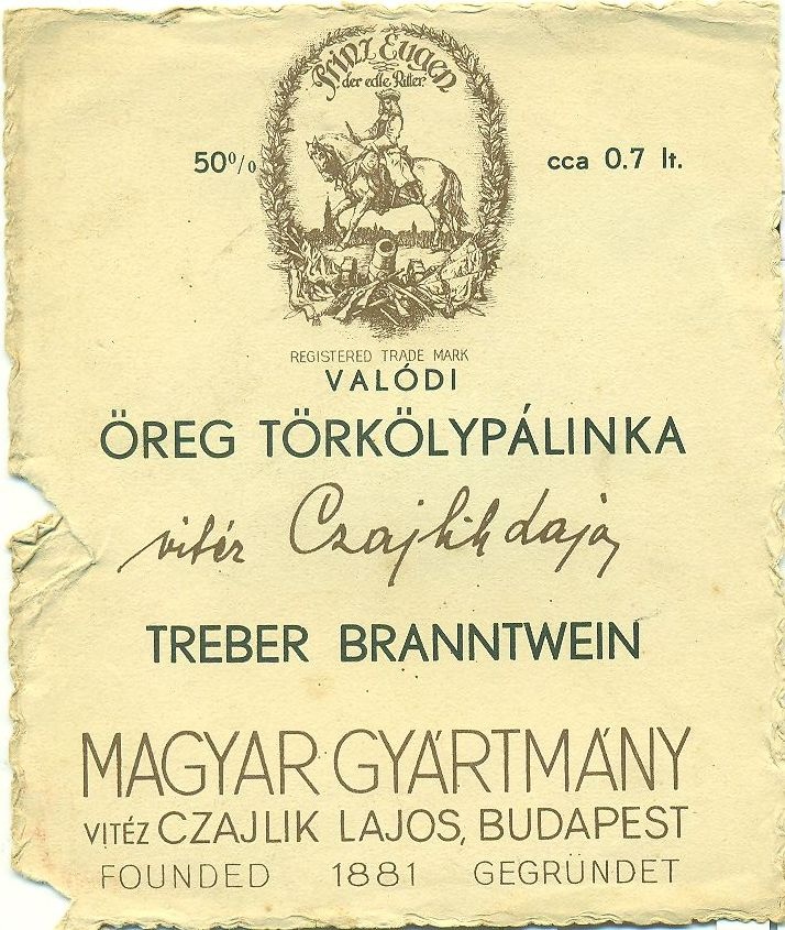 Öreg Törkölypálinka (Magyar Kereskedelmi és Vendéglátóipari Múzeum CC BY-NC-SA)