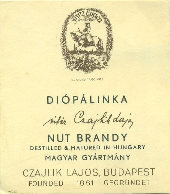 Diópálinka (Magyar Kereskedelmi és Vendéglátóipari Múzeum CC BY-NC-SA)