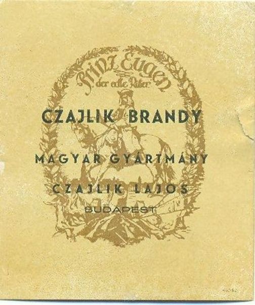 Czajlik Brandy (Magyar Kereskedelmi és Vendéglátóipari Múzeum CC BY-NC-SA)