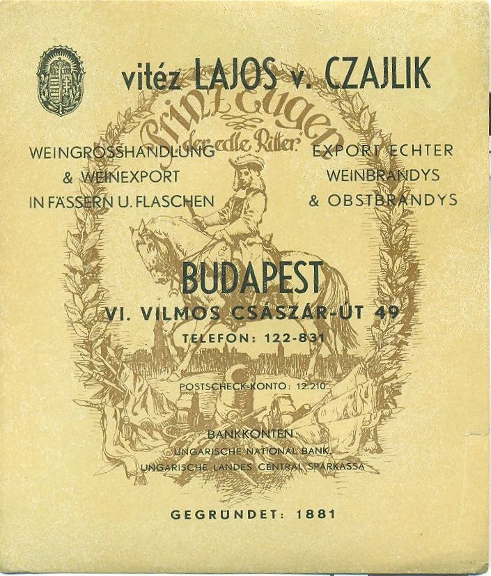 Czájlik Lajos Pincegazdasága (Magyar Kereskedelmi és Vendéglátóipari Múzeum CC BY-NC-SA)
