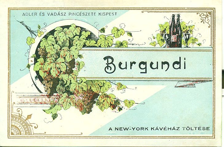 Burgundi (Magyar Kereskedelmi és Vendéglátóipari Múzeum CC BY-NC-SA)