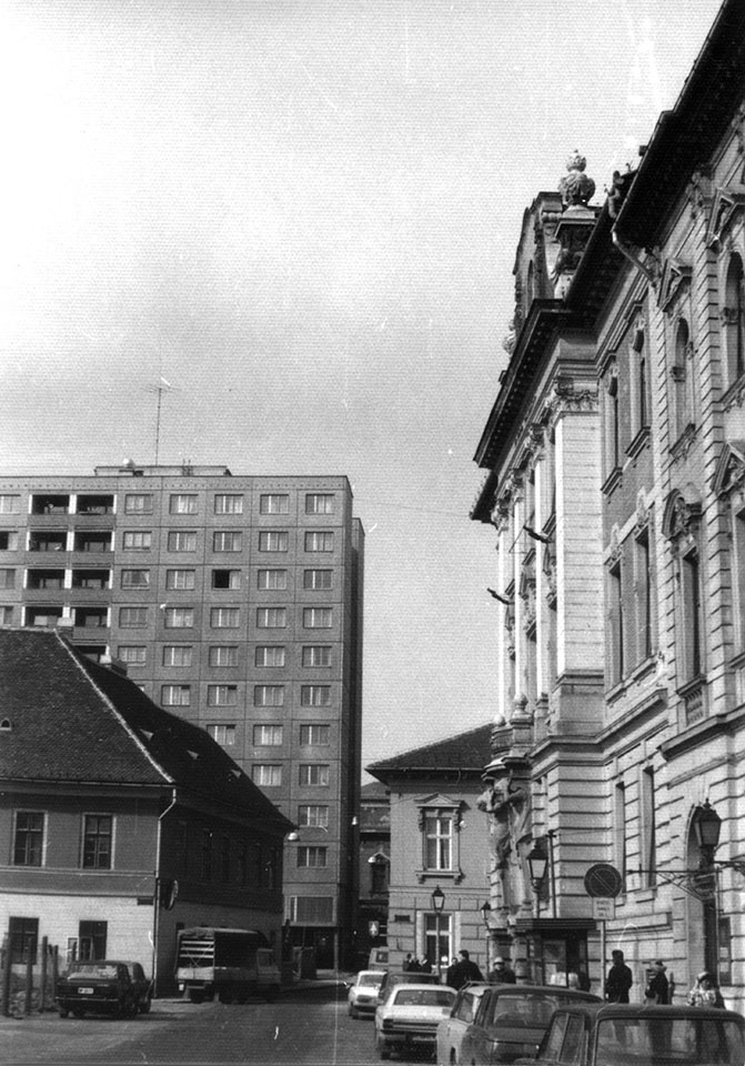 Az Óbudai Fő tér látképe (Óbudai Múzeum CC BY-NC-SA)