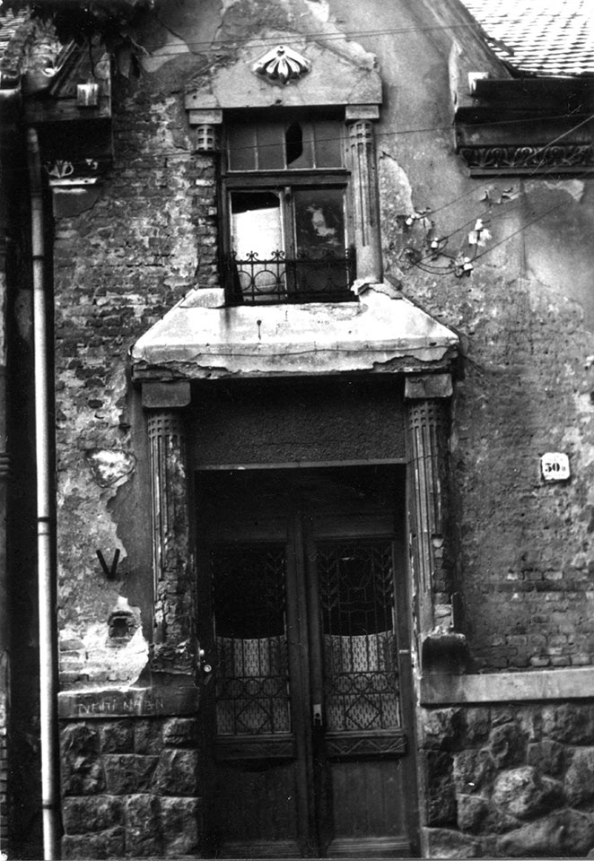 Romos ház utcafronti felvétele (Óbudai Múzeum CC BY-NC-SA)