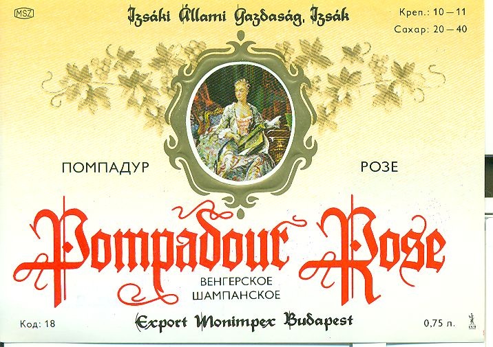 Pompadour Rose (Magyar Kereskedelmi és Vendéglátóipari Múzeum CC BY-NC-SA)