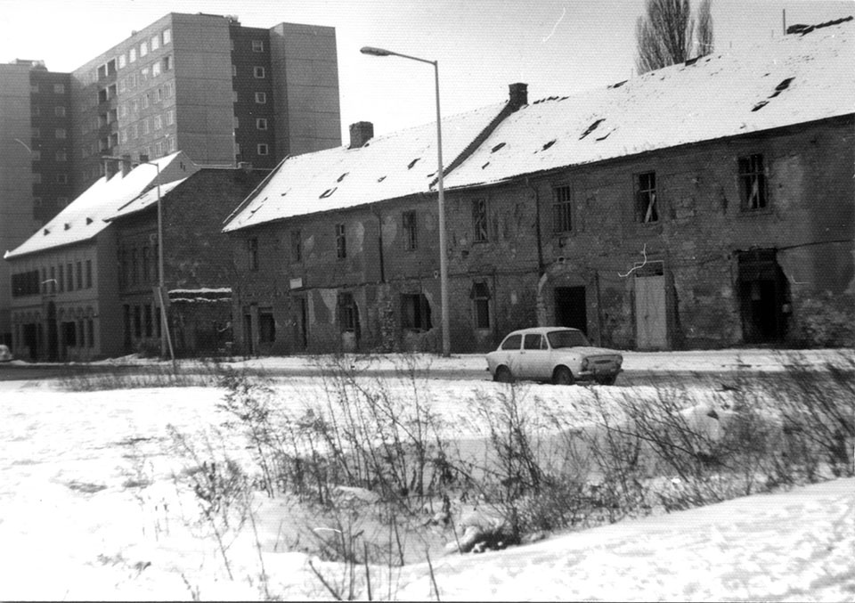 Óbudai téli utcakép (Óbudai Múzeum CC BY-NC-SA)