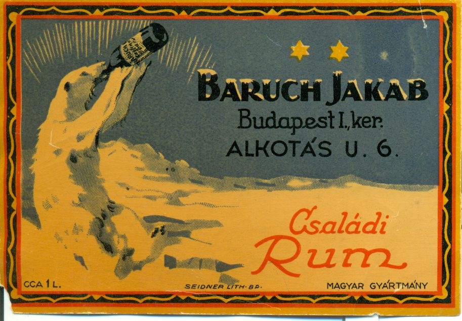 Családi rum (Magyar Kereskedelmi és Vendéglátóipari Múzeum CC BY-NC-SA)
